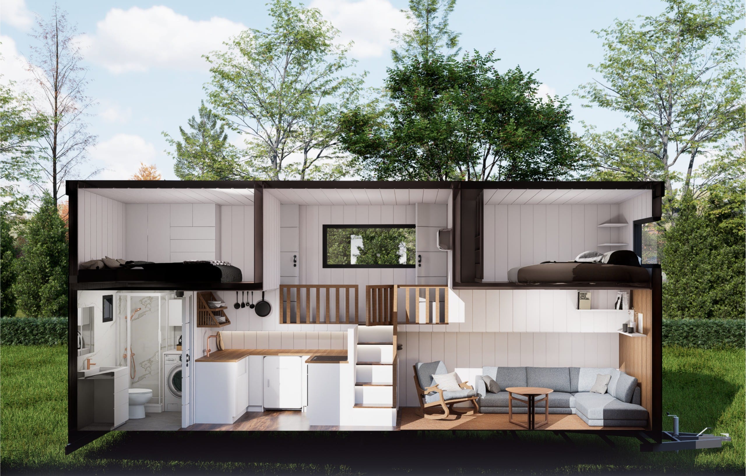 MB Tiny House Catwalk